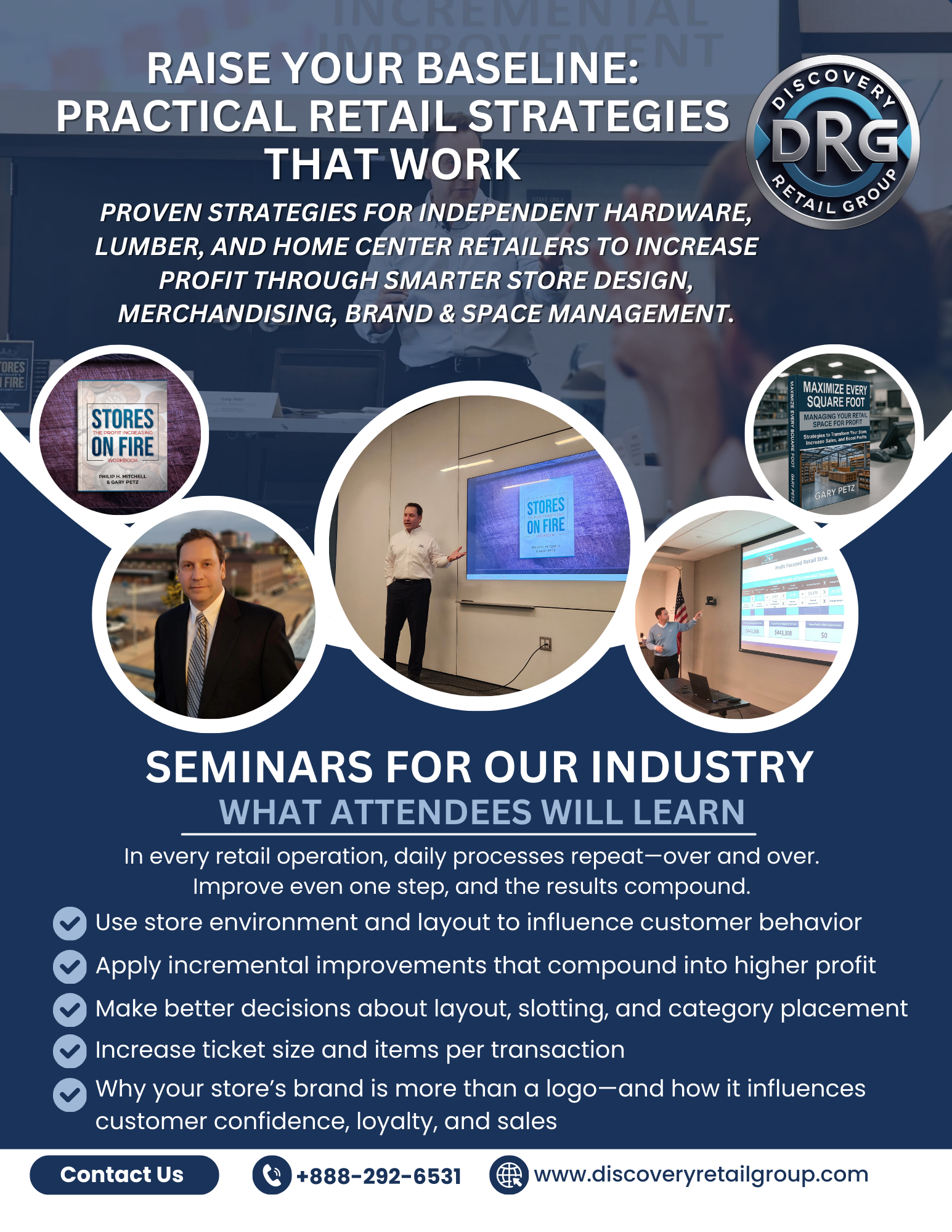 Front DRG Speaking Print Turn Your Store Into a Profit Producing Sales Tool